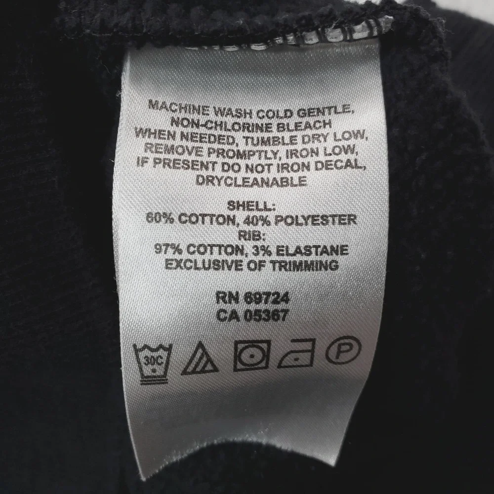 Columbia Quarter Zip Sweatshirt Mens Large Black Fleece Mock Neck Pullover